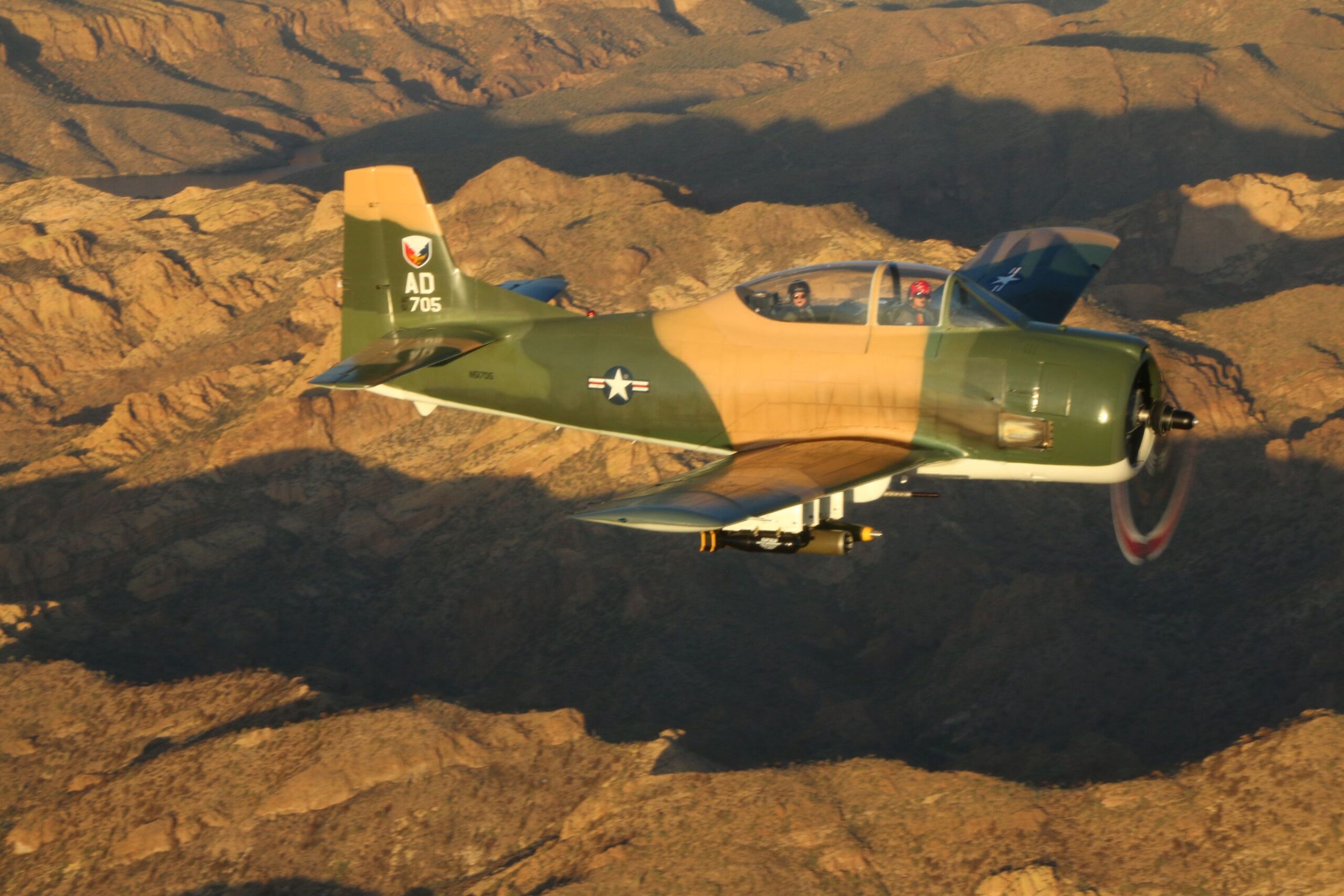 T28 Right Side Over Mountains